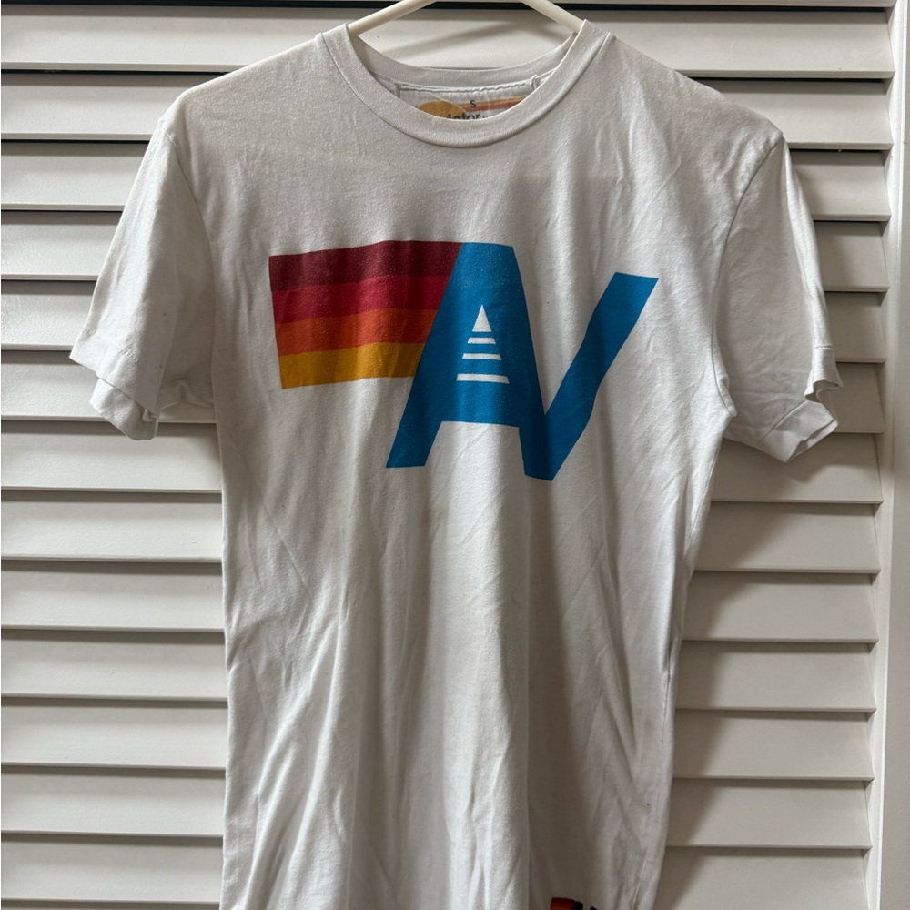 Aviator Nation White Tee